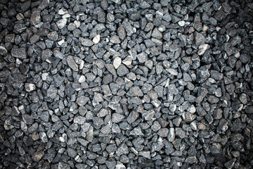 Gravel background, The road stone background.