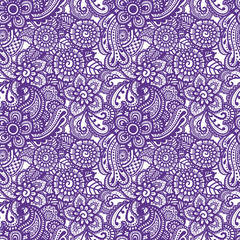 Paisley seamless colorful pattern