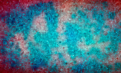 Multicolor  self-illumination background of expanded polystyrene. Colored patches pattern