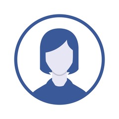 Obraz premium person avatar user icon vector illustration design