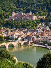 Naklejka premium Heidelberg am Neckar