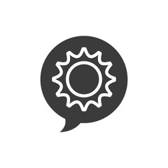 gear settings isolated icon vector illustration design