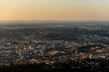 Center of Stuttgart City in Germany - beautiful historical city