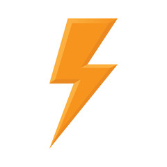lightning bolt icon vector illustration