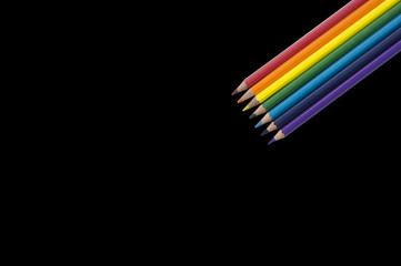 color colourful pencil background inline rainbow color