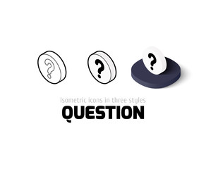 Question icon in different style