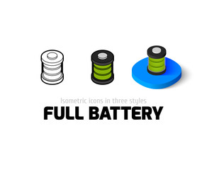 Full battery icon in different style
