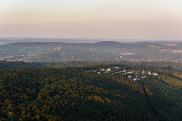 View to the Neckar Valley  at Frauenkopf, Hedelfingen and Obertuerkheim