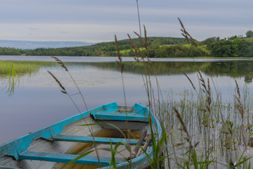 A beautiful calm Irish lake in Lovely Leitrim Ireland.