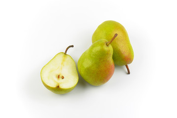 two and half ripe pears