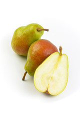 two and half ripe pears