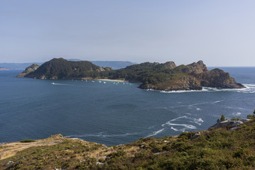 Fototapeta na wymiar San Martino Island (Pontevedra, Spain).