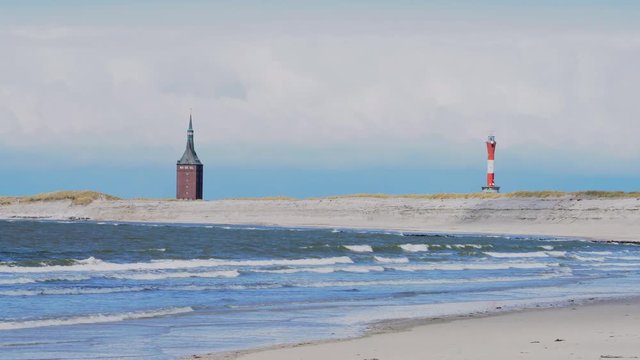 Nordsee Urlaub Westturm Wangerooge und Leuchtturm