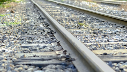 Railroad / View of empty railroad.