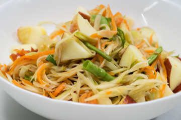 Thai papaya salad (  Som Tum)