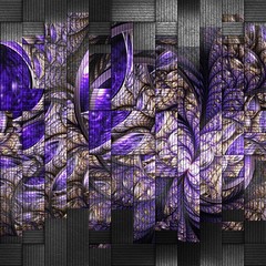 Obraz premium Scrambled fractal background