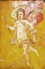 Naklejka premium Roman fresco from Pompeii