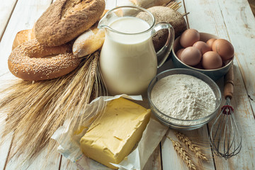 milk and bakery products