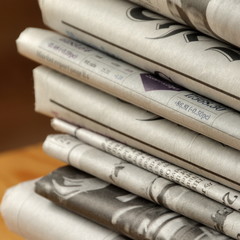 pile of newspaper