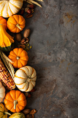 Fall background with pumpkins © fahrwasser