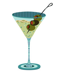 Martini vector illustration