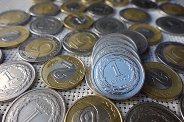 Polish currency coins