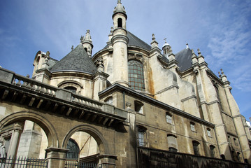 Fototapeta na wymiar Chevet de l'église réformée de l'Oratoire à Paris, France