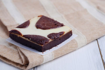 Cream cheese brownie.