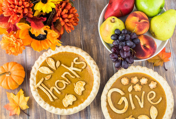 Thanksgiving pumpkin pie.