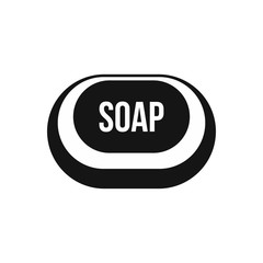 Soap icon in simple style on a white background vector illustration