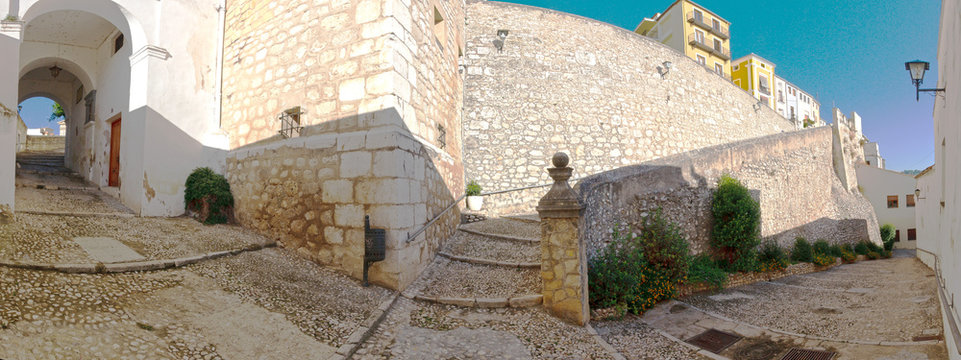 A street in Ontinyent, Valencia, leading to ancient "Vila"