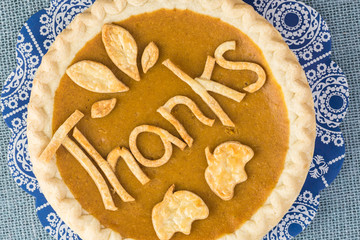 Thanksgiving pumpkin pie.