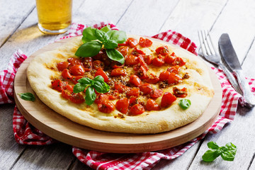 Freshly baked homemade focaccia