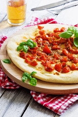 Freshly baked homemade focaccia