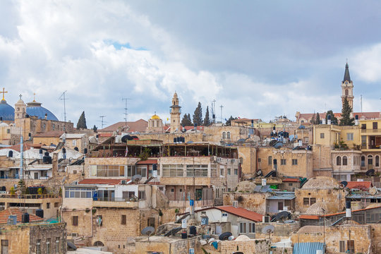 Jerusalem Old City Roofs