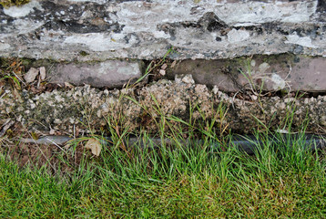 old castle brick wall stone texture