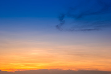 Sunset time in bangkok,Thailand