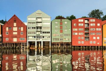 Old storehouses at Trondheim
