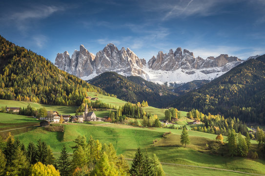 Funes Valley, Trentino Alto Adige, Italy