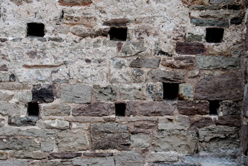 old castle brick wall stone texture