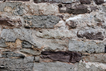 old castle brick wall stone texture