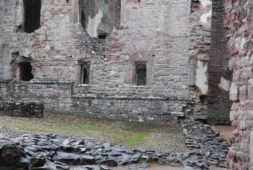 old castle brick wall stone texture