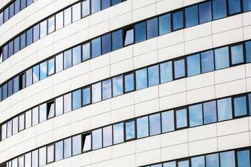 Facade of office building