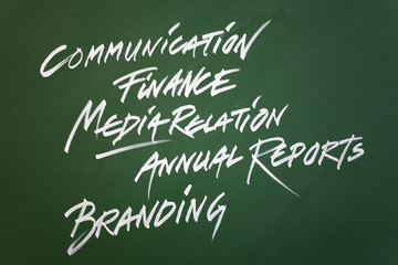 Writing on the board