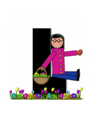 Alphabet Children Easter Egg Hunt L