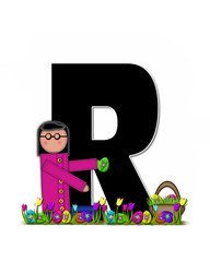 Alphabet Children Easter Egg Hunt R