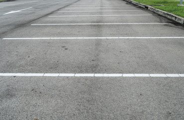 Obraz premium Empty car park