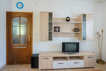 Interior of a living room in a guest house