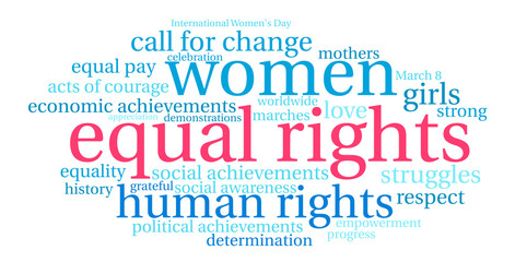 Equal Rights Word Cloud