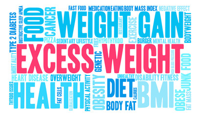 Excess Weight Word Cloud